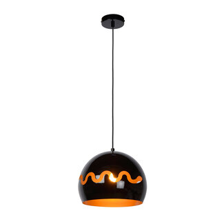 Lucide CORENTIN - Hanging lamp Children's room - Ø 28 cm - 1xE27 - IP21 - Black - 30484/28/30