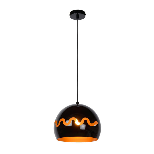 CORENTIN - Hanging lamp Children's room - Ø 28 cm - 1xE27 - IP21 - Black - 30484/28/30