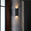 Wall lamp Ava 300 Black textured IP44