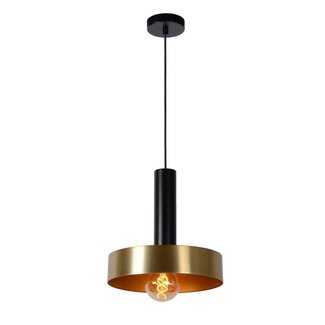 Lucide GIADA - Lampe à suspension - Ø 30 cm - 1xE27 - Or mat / Laiton - 30472/30/02