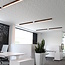 POWERLINE ON LED plafond lichtlijn 38x75mm ZWART