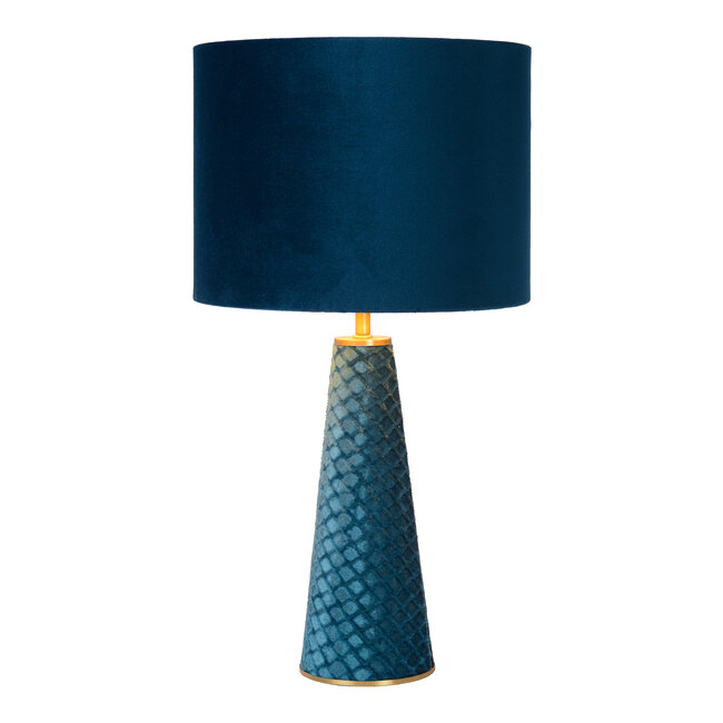 EXTRAVAGANZA VELVET - Lampe à poser - Ø 25 cm - 1xE27 - Turquoise 10501/81/37