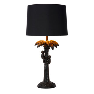 Lucide EXTRAVAGANZA COCONUT - Lampe à poser - Ø 30,5 cm - 1xE27 - Noir - 10505/81/30