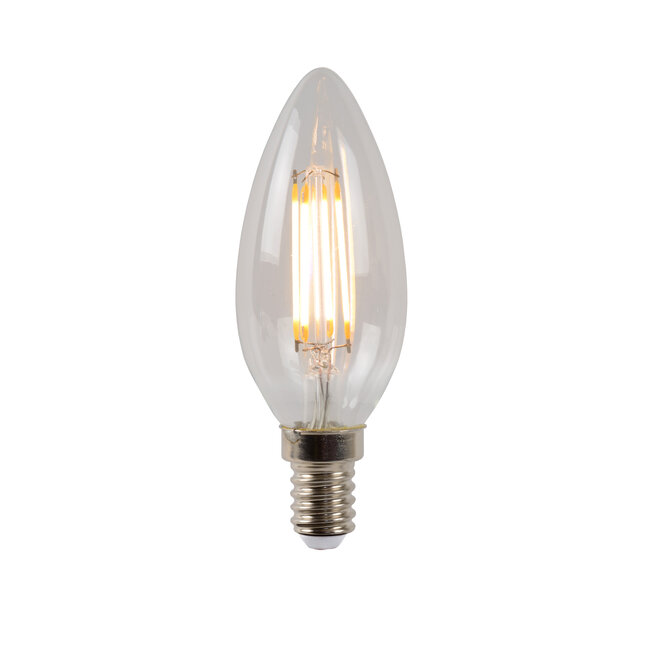 C35 - Ampoule à filament - Ø 3,5 cm - LED Dim. - E14 - 1x4W 2700K - Transparente - 49023/04/60