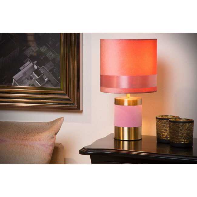 EXTRAVAGANZA FRIZZLE - Table lamp - Ø 18 cm - 1xE14 - Pink - 10500/81/66