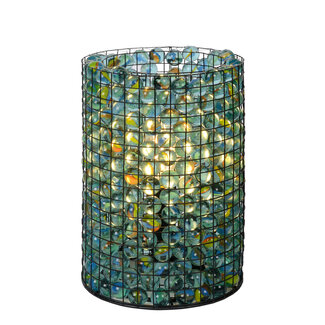 Lucide EXTRAVAGANZA MARBELOUS - Table lamp - Ø 15 cm - 1xE14 - Transparent - 78597/01/60