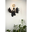 EXTRAVAGANZA MOOSE - Wandlamp - 1xE27 - Zwart - 47209/01/30