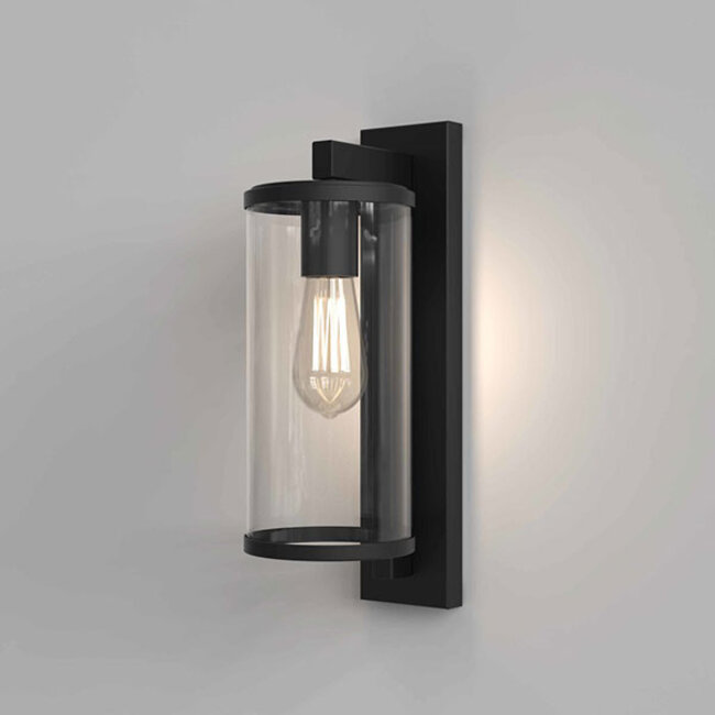 Wandlamp Pimlico 400 Dim Zwart getextureerd