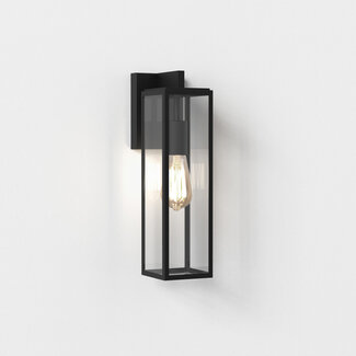 Astro Wall lamp Harvard Lantern Black textured