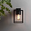 Wandlamp Box Lantern 270 Zwart textuur