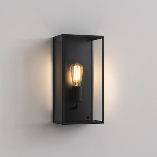 Astro Wandlamp IP44 Messina 200 Zwart getextureerd Astro Wandlamp IP44 Messina 200 Zwart getextureerd