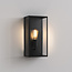 Wandlamp IP44 Messina 200 Zwart getextureerd