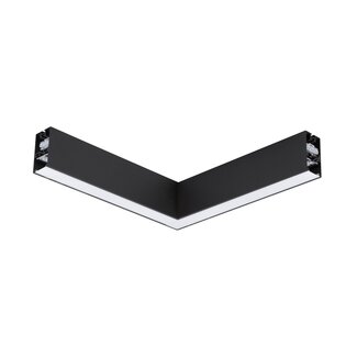 Nova Luce DIDO - Ligne lumineuse LED - Connecteur en L - 20W - noir