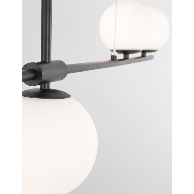 Lampe à suspension Impero - 100 x 15 x 120 cm - noir