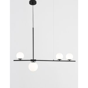 Nova Luce Hanglamp Impero  - 100 x 15 x 120 cm - zwart