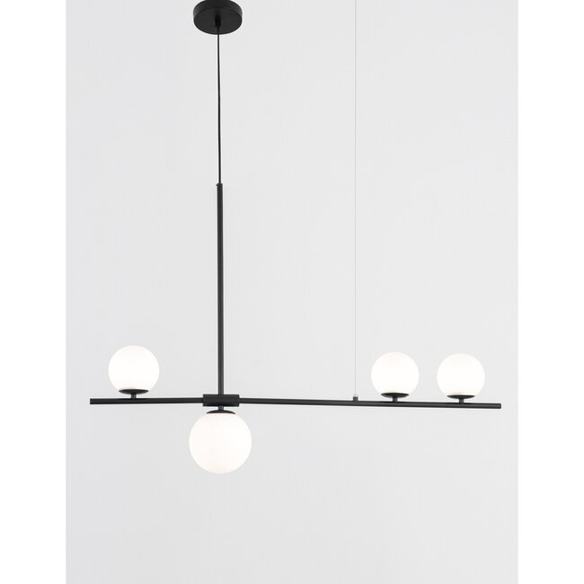 Lampe à suspension Impero - 100 x 15 x 120 cm - noir
