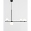 Nova Luce Lampe à suspension Impero - 100 x 15 x 120 cm - noir