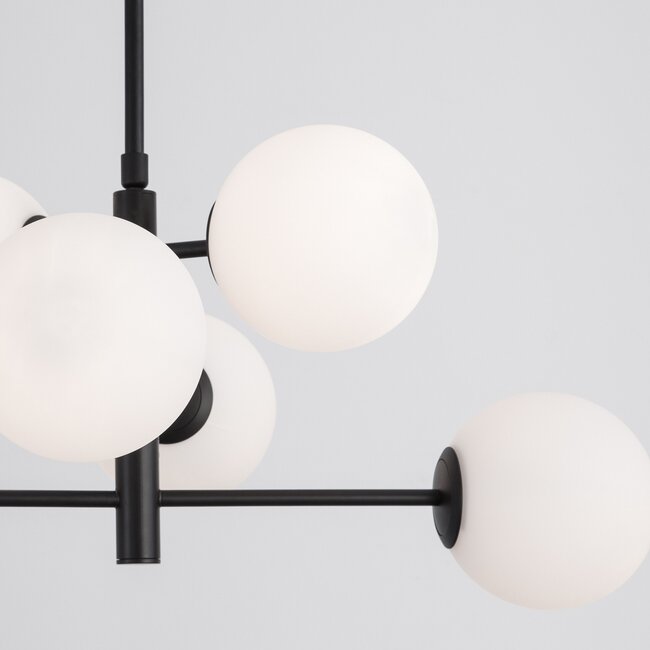 Hanging lamp Impero - Ø 70 x 120 cm - black