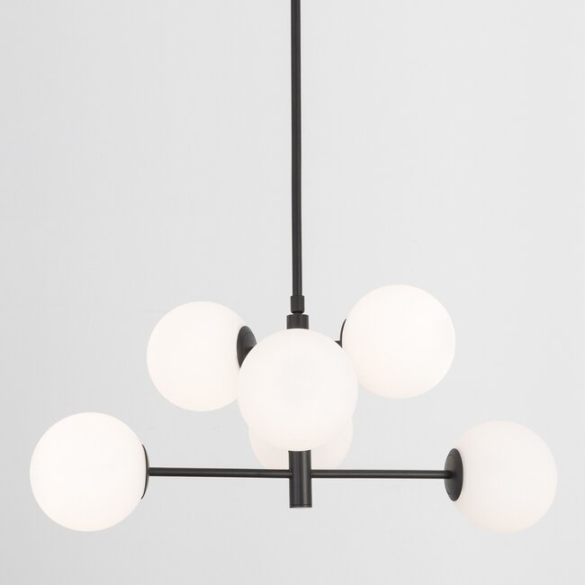 Hanging lamp Impero - Ø 70 x 120 cm - black