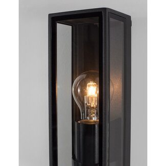 Nova Luce Sorren - Wall lamp - 8.6 x 9 x 25.8 cm - IP65 - anthracite