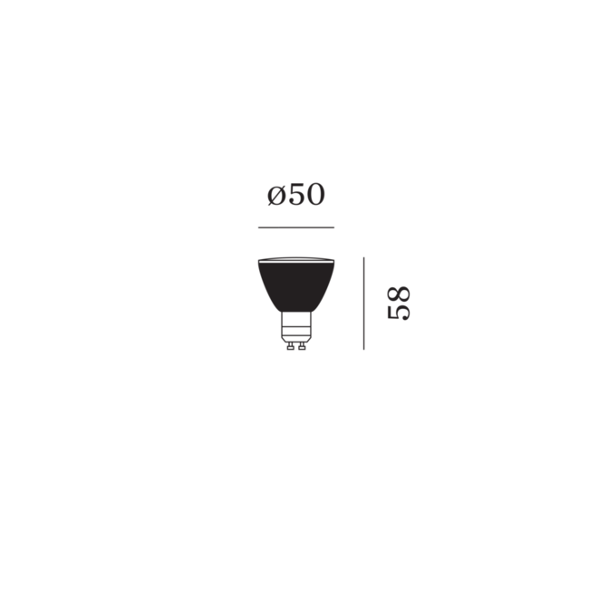 LAMPE LED PAR16 GU10 DIM 7W