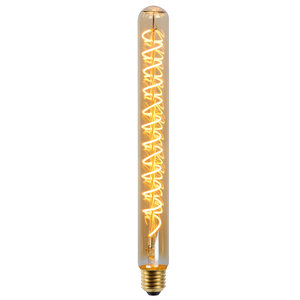 Lucide T32 - Filament lamp - Ø 3.2 cm - LED Dim. - E27 - 1x5W 2200K - Amber - 49035/30/62