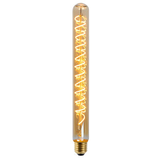 Lucide T32 - Filament lamp - Ø 3,2 cm - LED Dimb. - E27 - 1x5W 2200K - Amber - 49035/30/62
