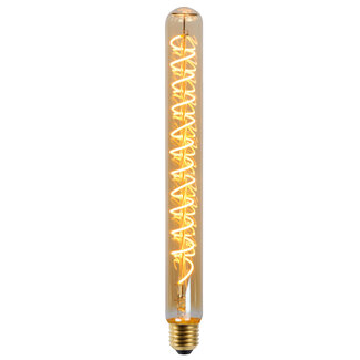 Lucide T32 - Lampe à incandescence - Ø 3,2 cm - LED Dim. - E27 - 1x5W 2200K - Ambre - 49035/30/62