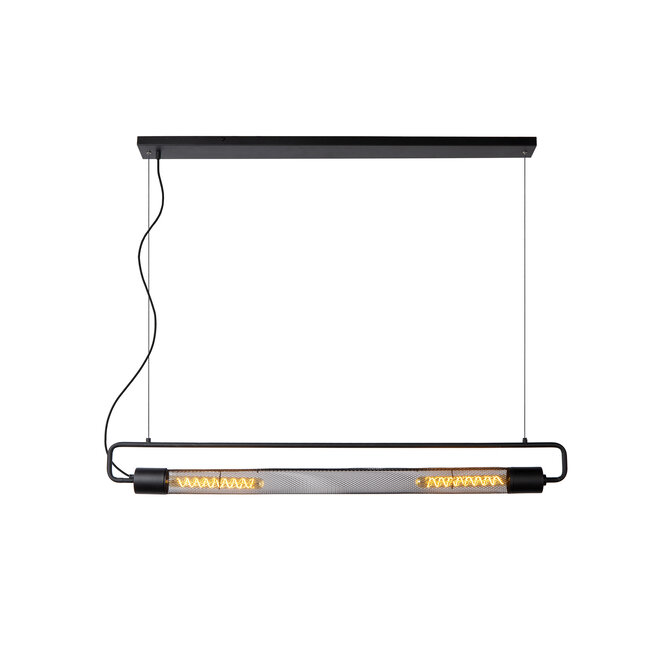 CALIXT - Hanging lamp - 2xE27 - Black - 05433/02/30