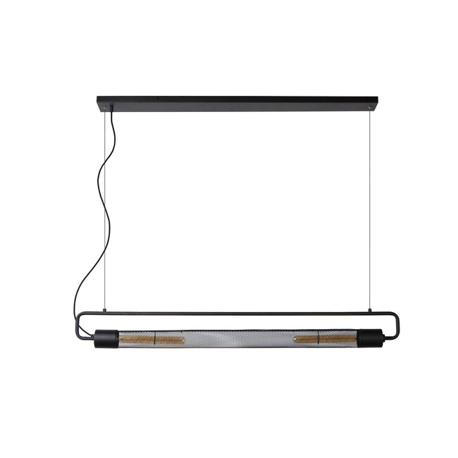 CALIXT - Hanging lamp - 2xE27 - Black - 05433/02/30