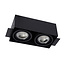 TRIMLESS - Recessed spot - 2xGU10 - Black - 09931/02/30