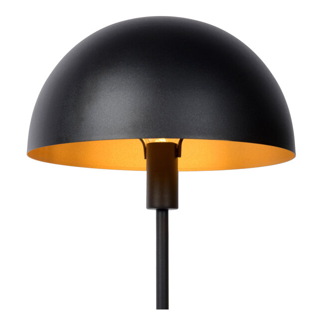 SIEMON - Lampe à poser - Ø 25 cm - 1xE14 - Noir - 45596/01/30