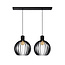 MIKAELA - Hanging lamp - Ø 35 cm - 2xE27 - Black - 73400/02/30