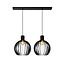 Lucide MIKAELA - Hanging lamp - Ø 35 cm - 2xE27 - Black - 73400/02/30