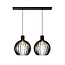 MIKAELA - Hanging lamp - Ø 35 cm - 2xE27 - Black - 73400/02/30