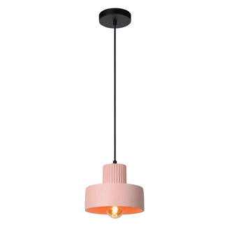 Lucide OPHELIA - Pendant lamp - Ø 20 cm - 1xE27 - Pink - 20419/20/66