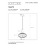 MALOTO - Hanging lamp - Ø 30 cm - 1xE27 - Green - 45386/30/33