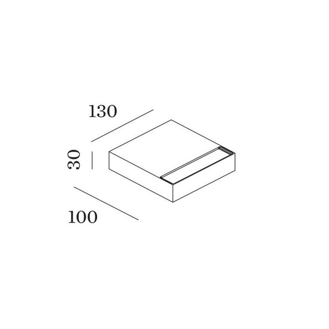 LED Wandlamp Palos Outdoor Wall Surface 3.0