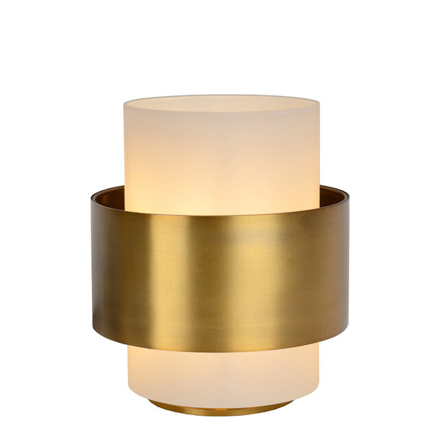 FIRMIN - Lampe à poser - Ø 20 cm - 1xE27 - Or mat / Laiton - 45597/20/02