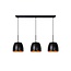 NOLAN - Hanging lamp - 3xE27 - Black - 30488/03/30