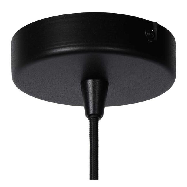 NOLAN - Hanging lamp - Ø 24 cm - 1xE27 - Black - 30488/01/30