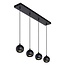 FAVORI - Hanging lamp - 4xGU10 - Black - 09434/04/30