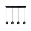 FAVORI - Hanging lamp - 4xGU10 - Black - 09434/04/30