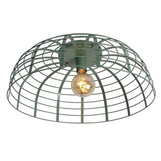 Lucide ELODIE - Ceiling light - Ø 56 cm - 1xE27 - Turquoise - 45149/56/37