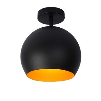 Lucide BINK - Ceiling light - Ø 25 cm - 1xE27 - Black - 45150/01/30