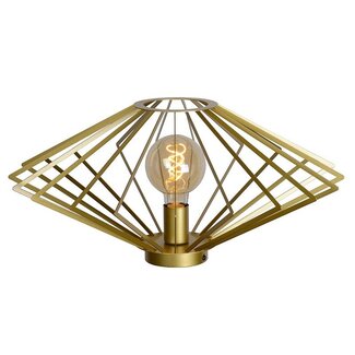 Lucide DIAMOND - Lampe à poser - Ø 52 cm - 1xE27 - Or mat / Laiton - 73507/52/02