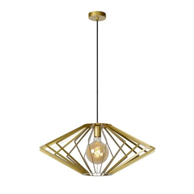 DIAMOND - Hanging lamp - Ø 63 cm - 1xE27 - Matt Gold / Brass - 73407/63/02