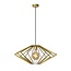 Lucide DIAMOND - Hanglamp - Ø 63 cm - 1xE27 - Mat Goud / Messing - 73407/63/02