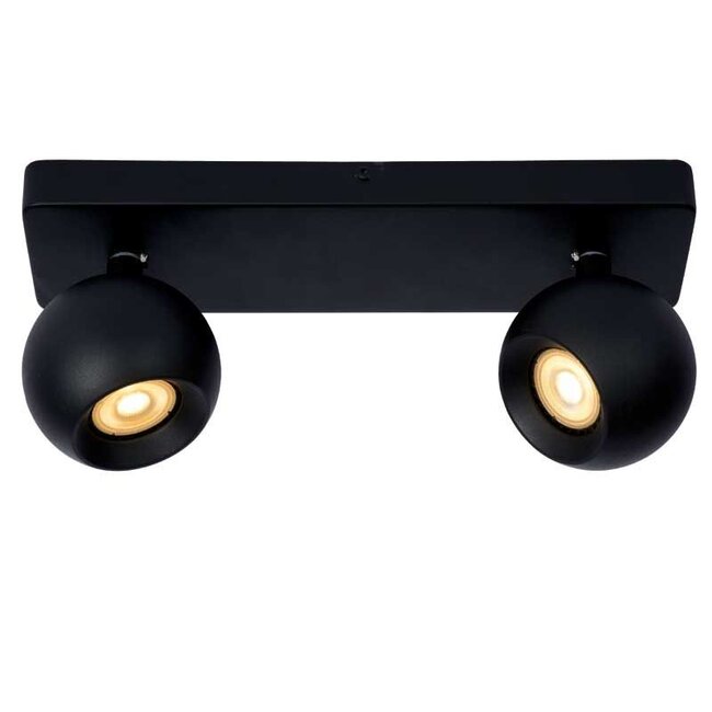 FAVORI - Ceiling spotlight - 2xGU10 - Black - 09932/02/30