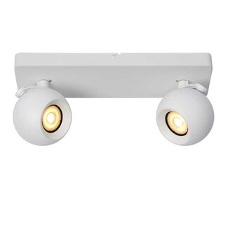 Lucide FAVORI - Ceiling spotlight - 2xGU10 - White - 09932/02/31